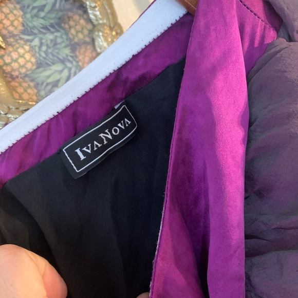 IvaNova “wet” silk mini dress - Picture 8 of 8